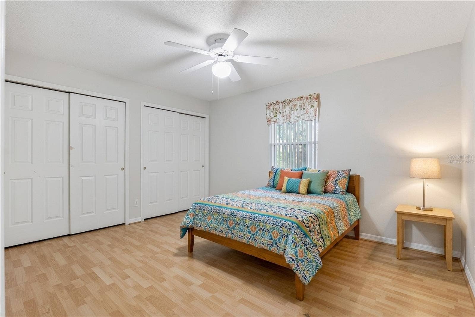 26744 RACQUET CIRCLE, Leesburg, FL 34748 Bedroom #3 - Rear of Home - Virtually Staged