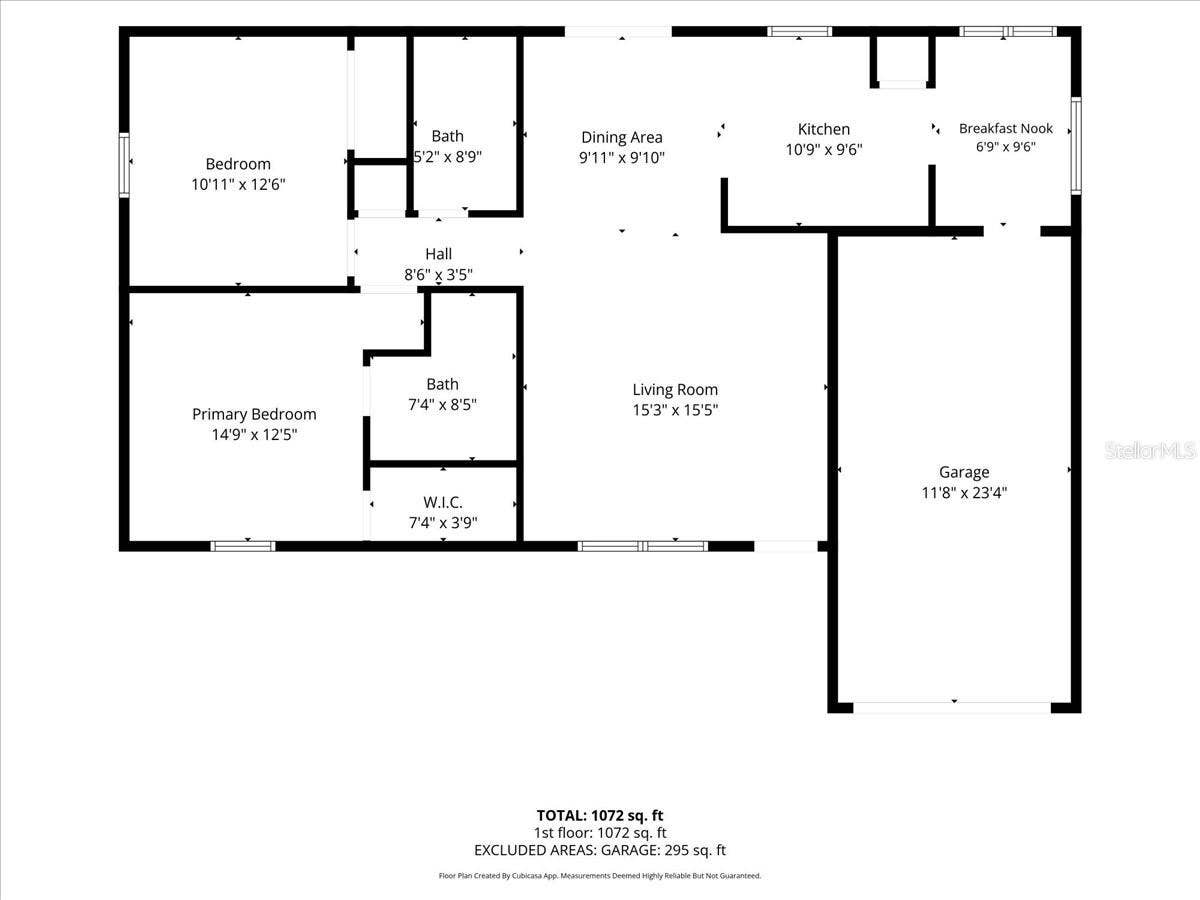 1410 SANCHEZ COURT, The Villages, FL 32159 Floorplan w/ Room Measurements