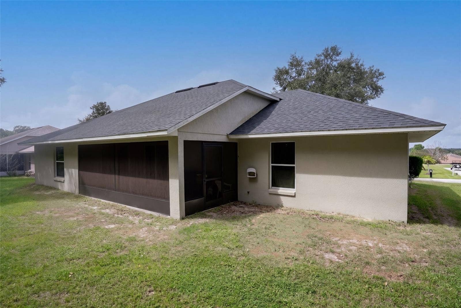 Solid Block & Stucco Home