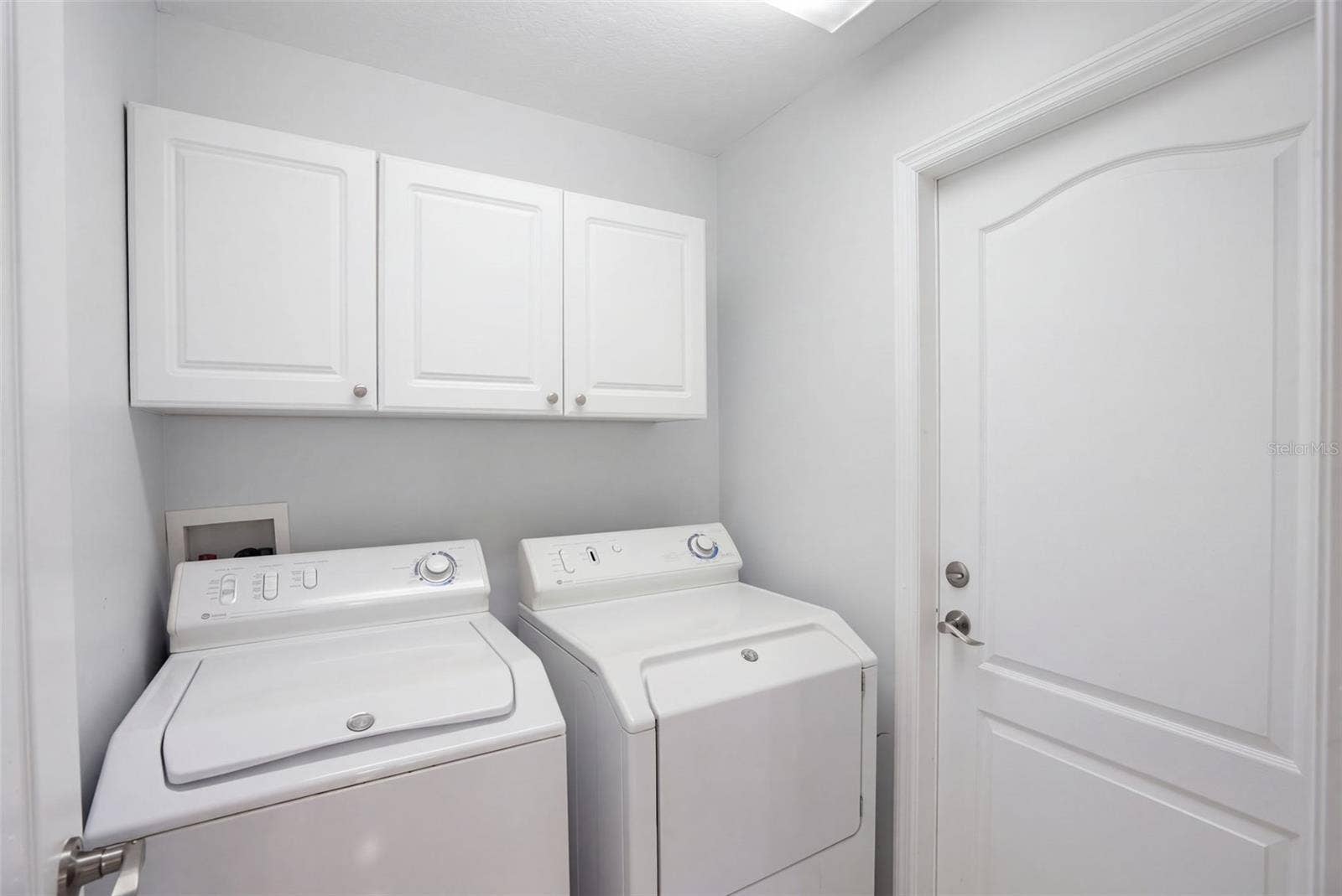 Cabinet Storage in Laundry Room