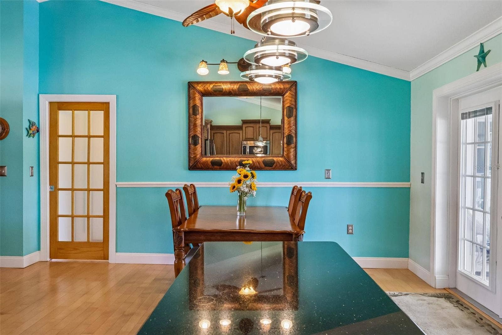 28116 LOIS DRIVE, Tavares, FL 32778 Dining area with pocket door to Master Suite and garage