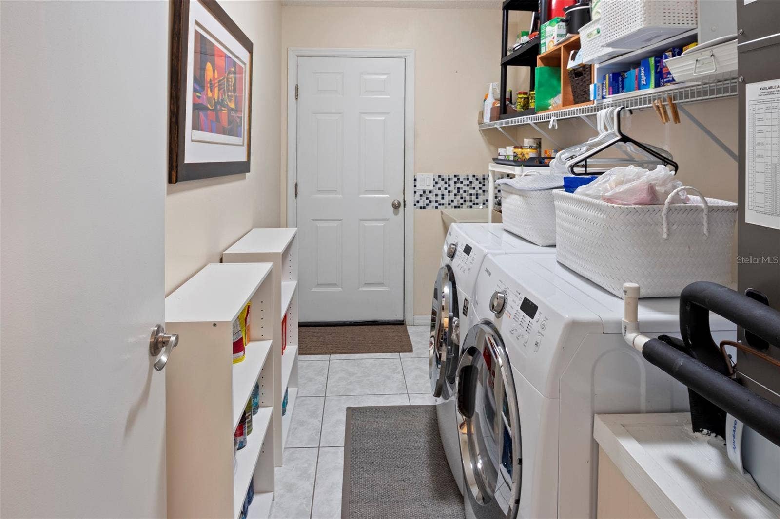 672 SAN PEDRO DRIVE, The Villages, FL 32159 Inside Laundry with storage.