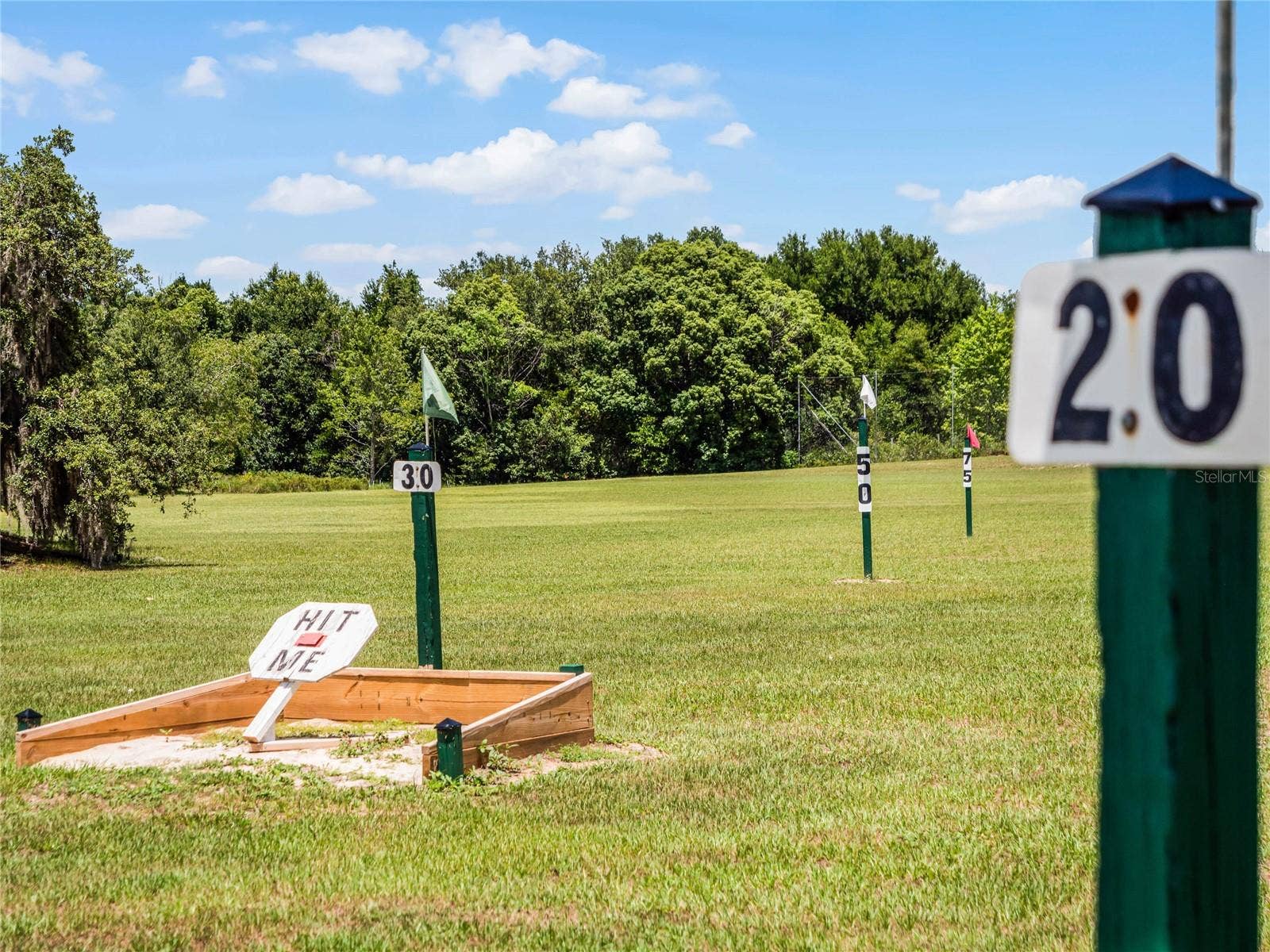 FOUR!  Priactice your swing at our very own driving range (50 cents for a bucket)