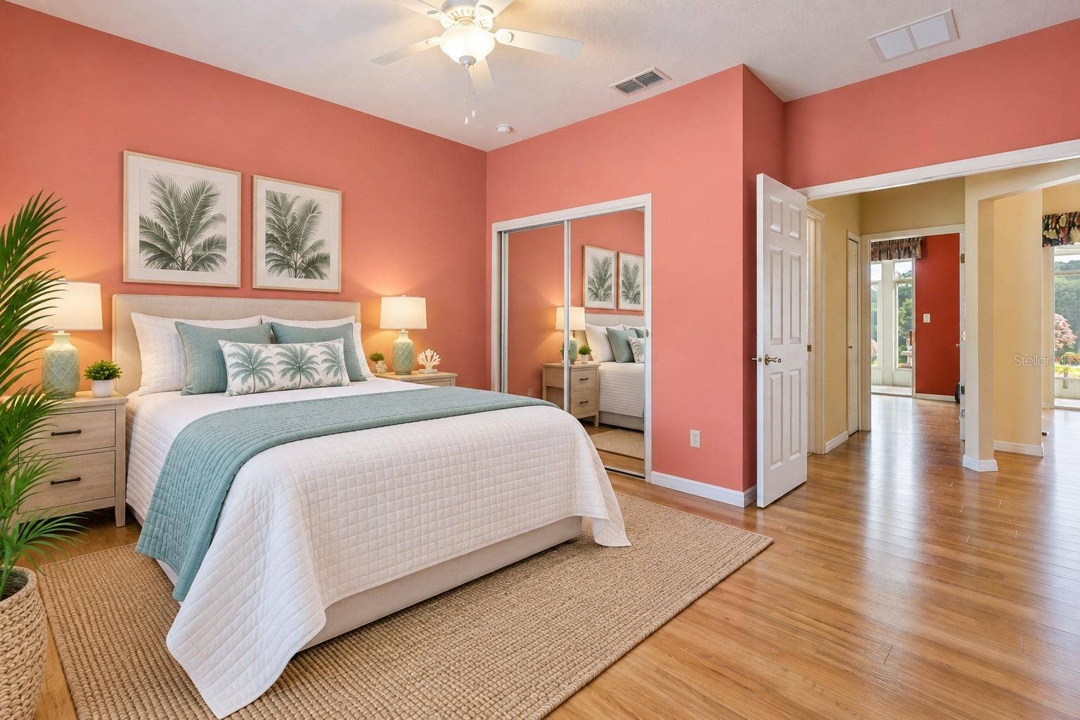 24242 E BELLE MEDE DRIVE, Leesburg, FL 34748 Guest Bedroom Virtually furnished