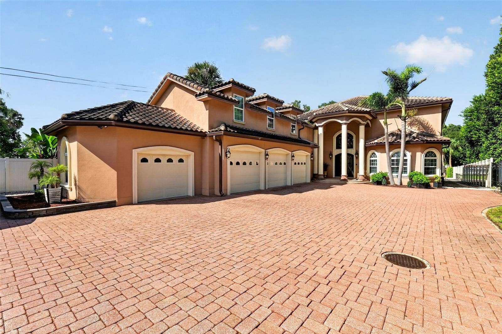 Front View with Paver Driveway