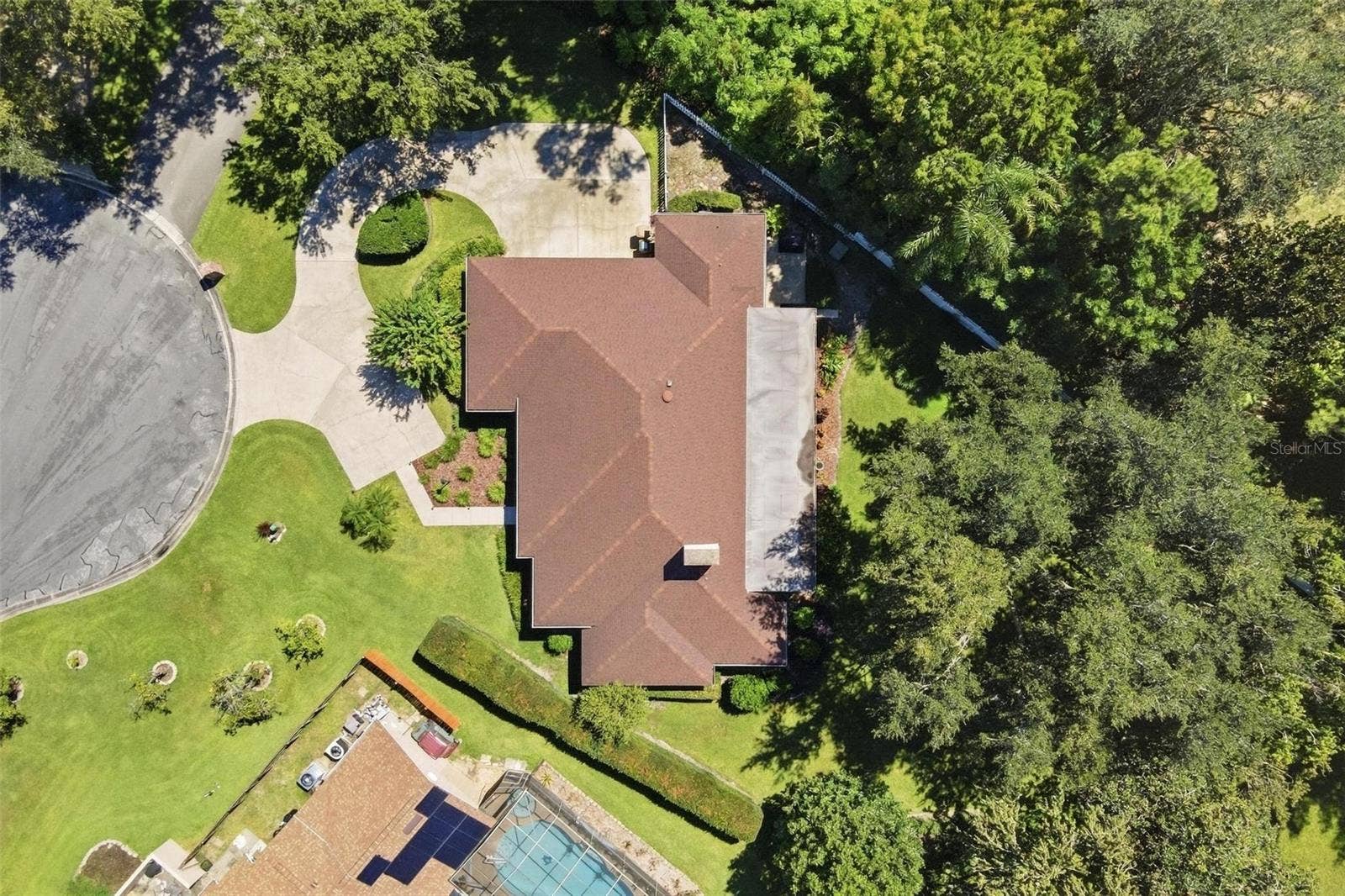 8732 SPRING COURT, Leesburg, FL 34788 Aerial of Home-Roof replaced in 2021