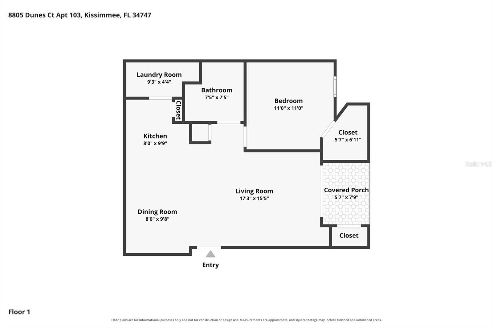 8805 DUNES COURT, #5-103, Kissimmee, FL 34747 8805 DUNES COURT, #5-103, Kissimmee, FL 34747