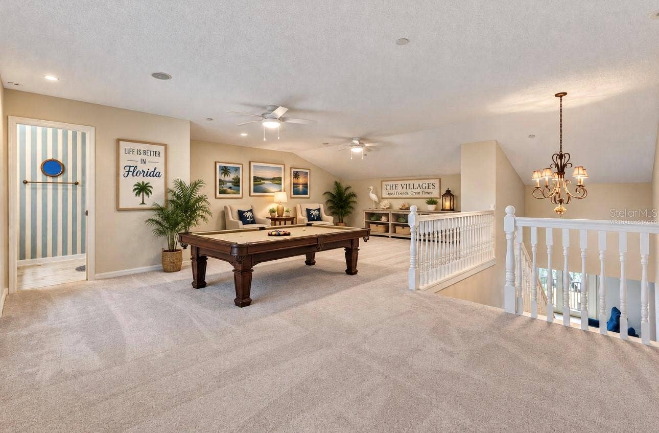 Virtually Staged 3rd Floor-Entertainment Room
