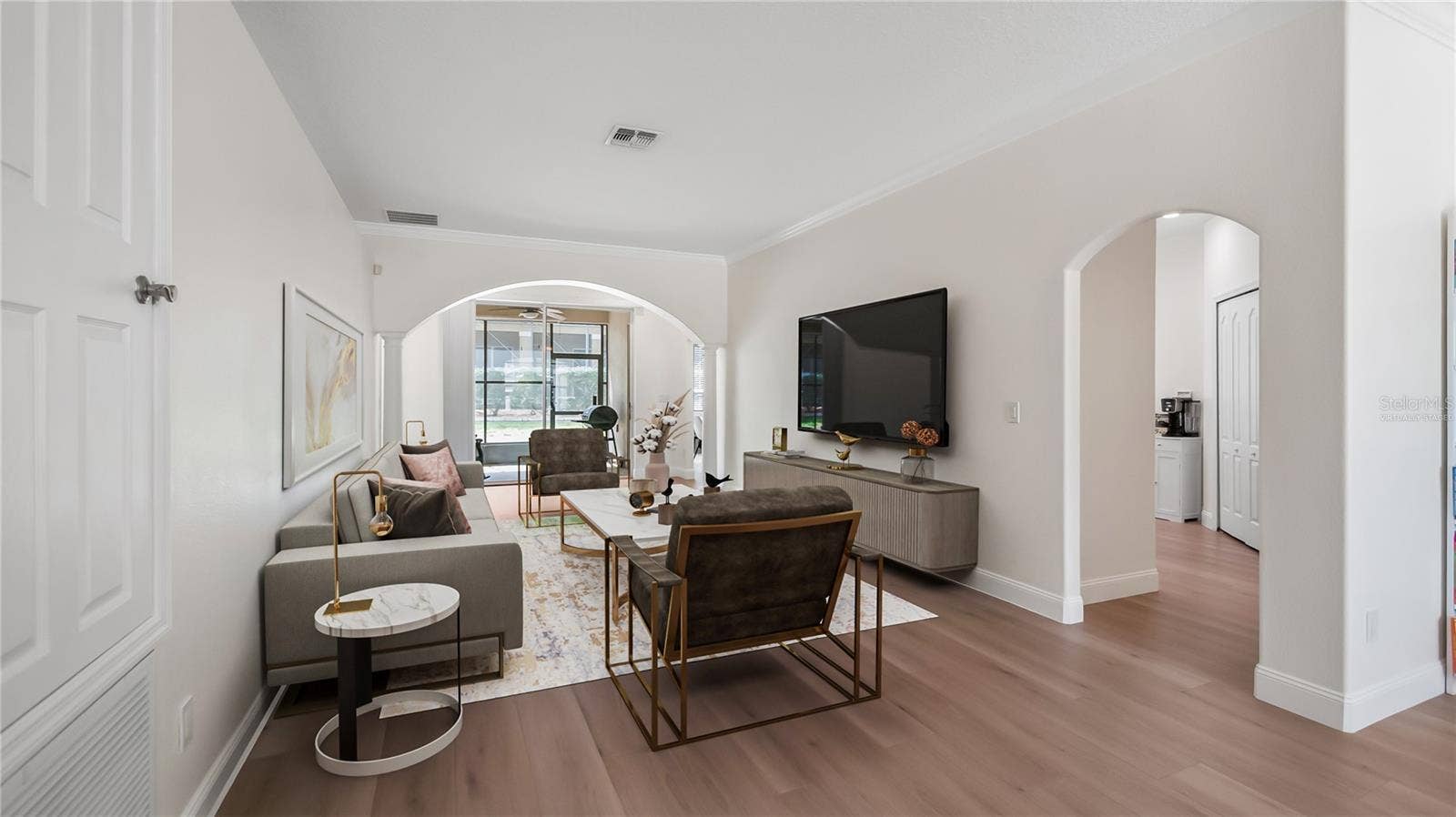 1093 HARMONY LANE, Clermont, FL 34711 Formal living room virtually staged version 4