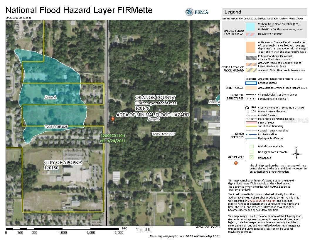 Flood Zone "x".
