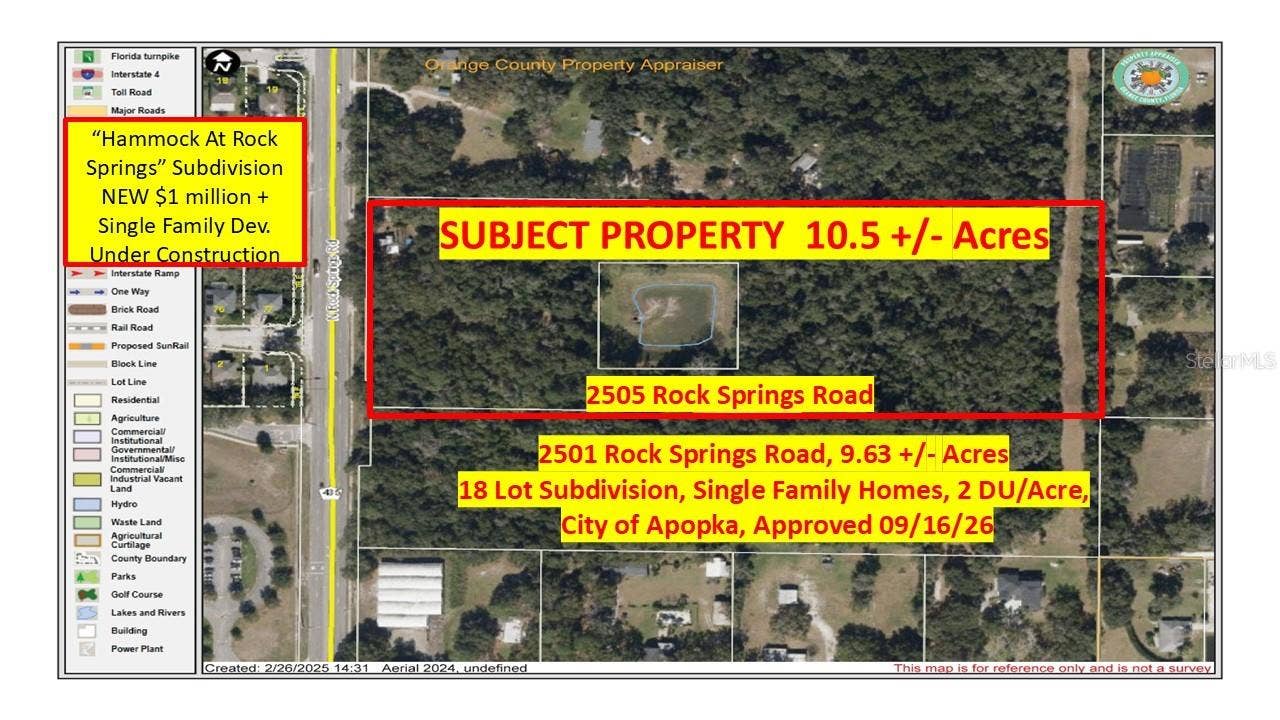 Subject Property & Adjacent Subdivisions