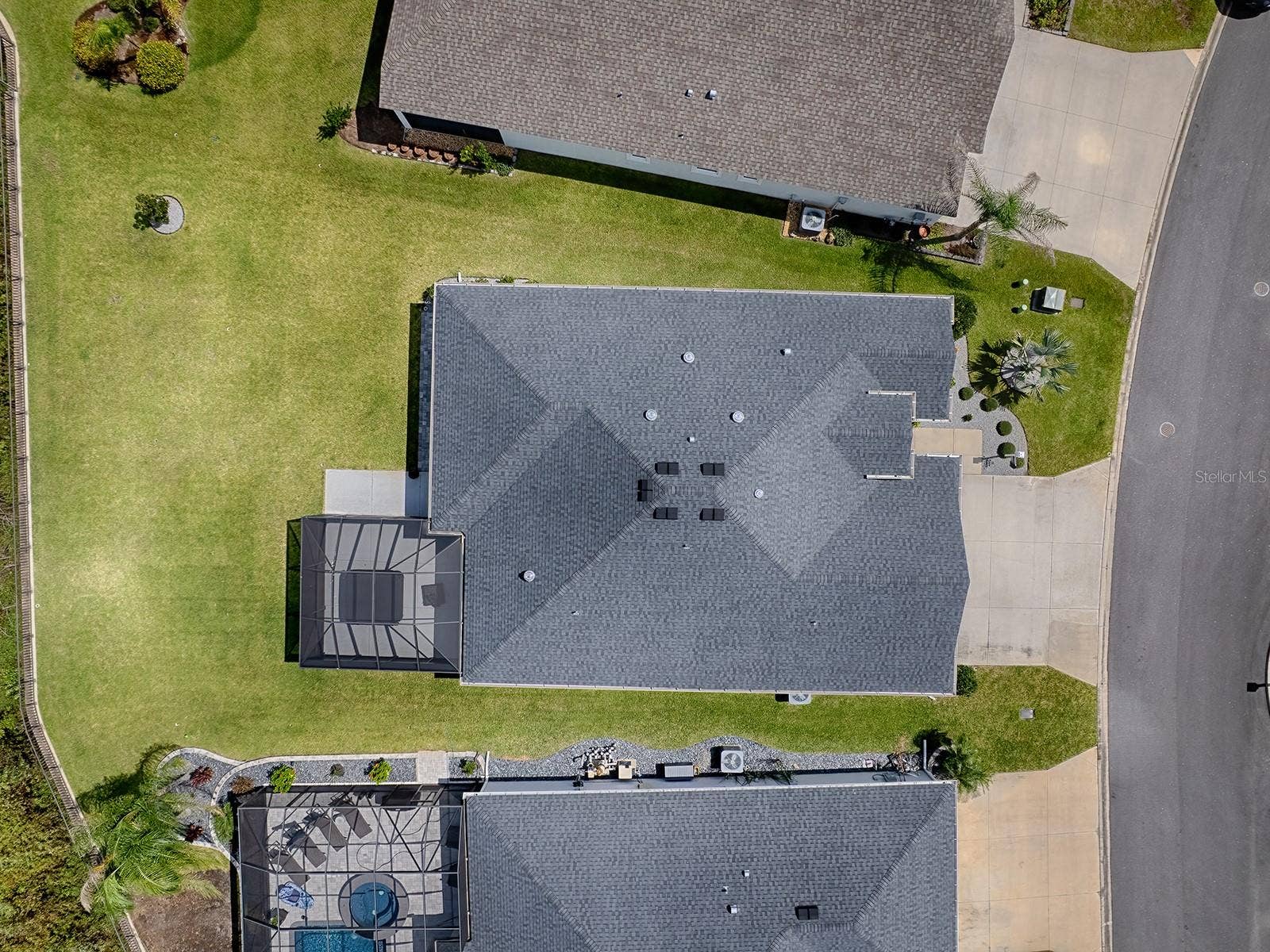 3075 LICCIARDELLO PATH, The Villages, FL 32163 AERIAL VIEW SHOWING THE FOOTPRINT.