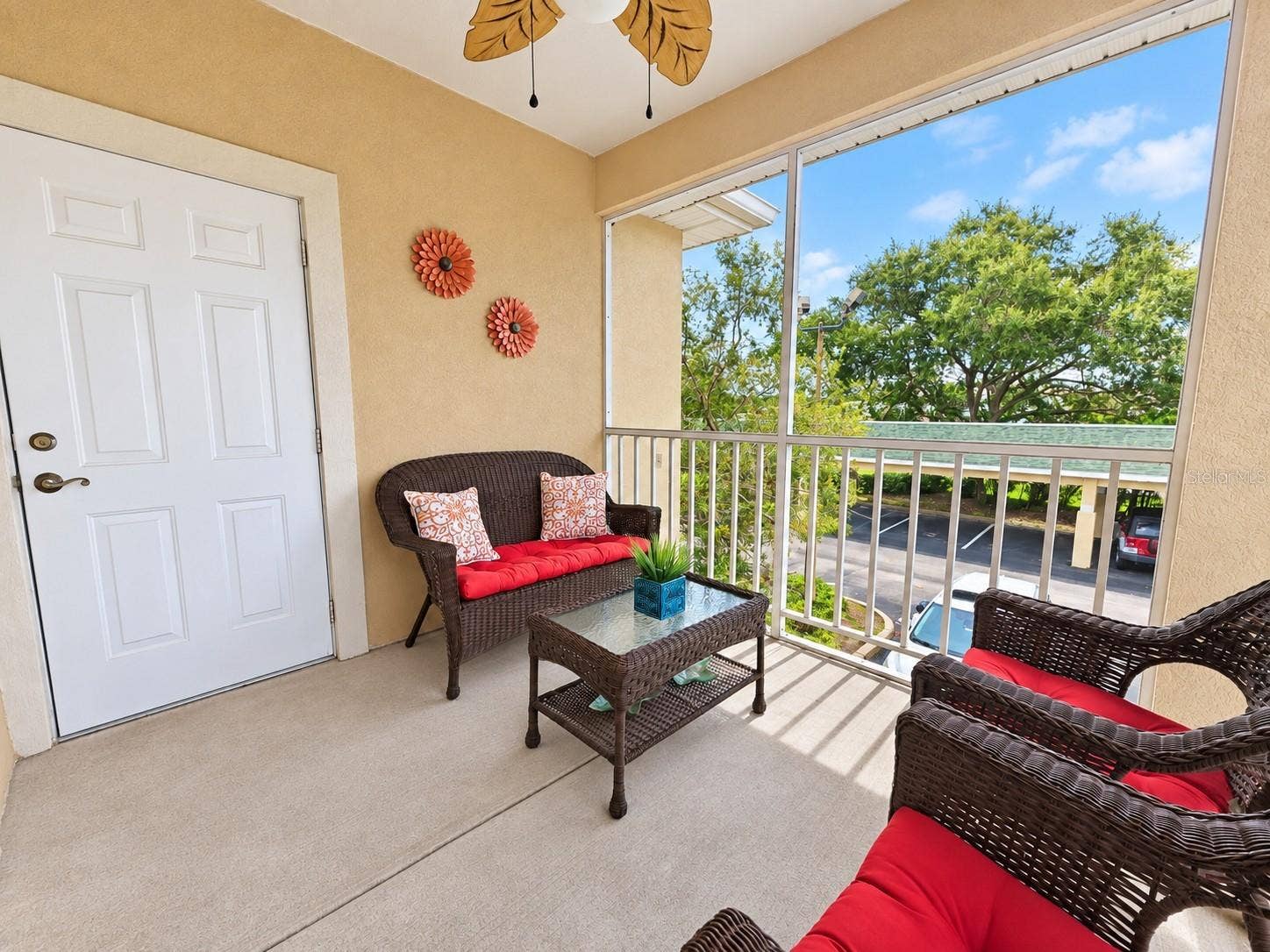 830 AIRPORT ROAD, #111, Port Orange, FL 32128 Spacious Patio with Storage Closet