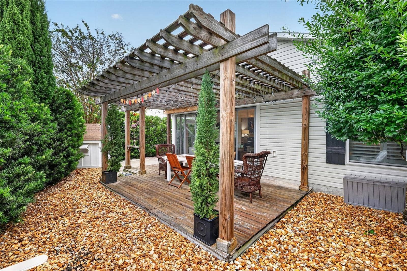 Low Maintenance and Private Backyard