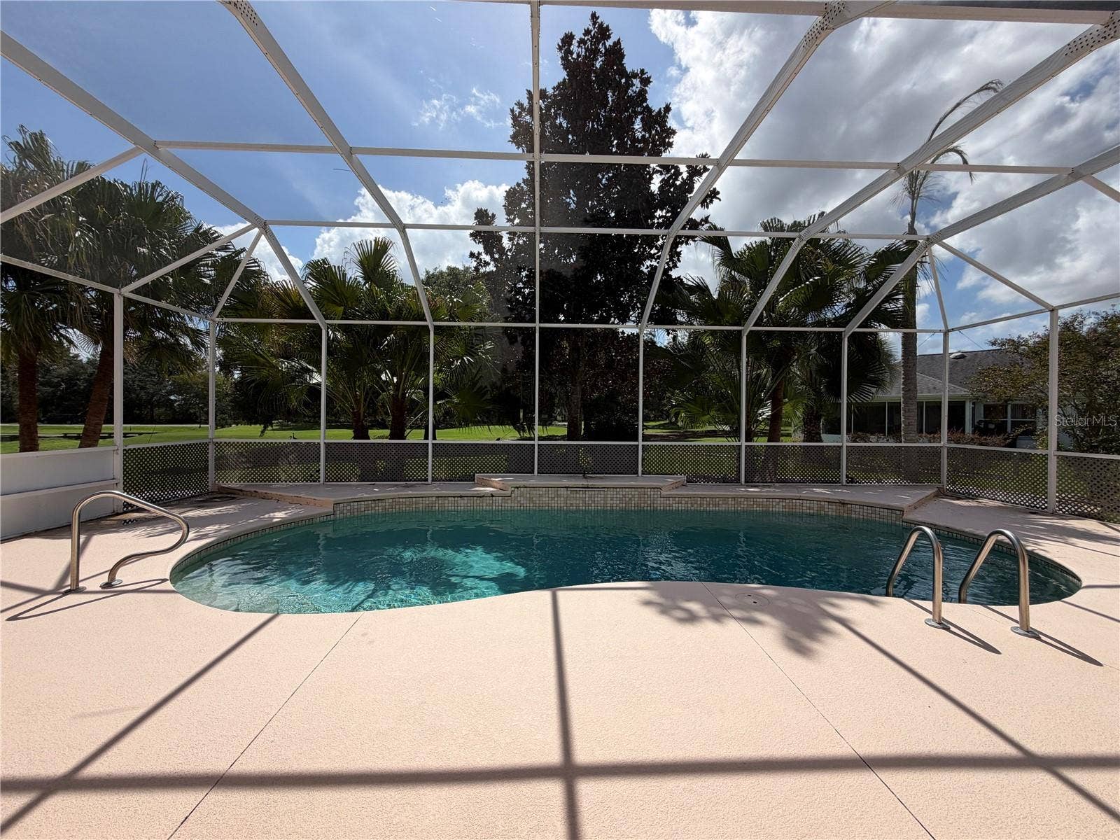 1802 ESTAFANA WAY, The Villages, FL 32159 Heated pool in screened birdcage