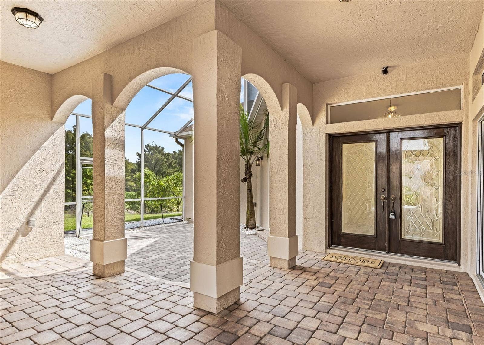 Screened Courtyard