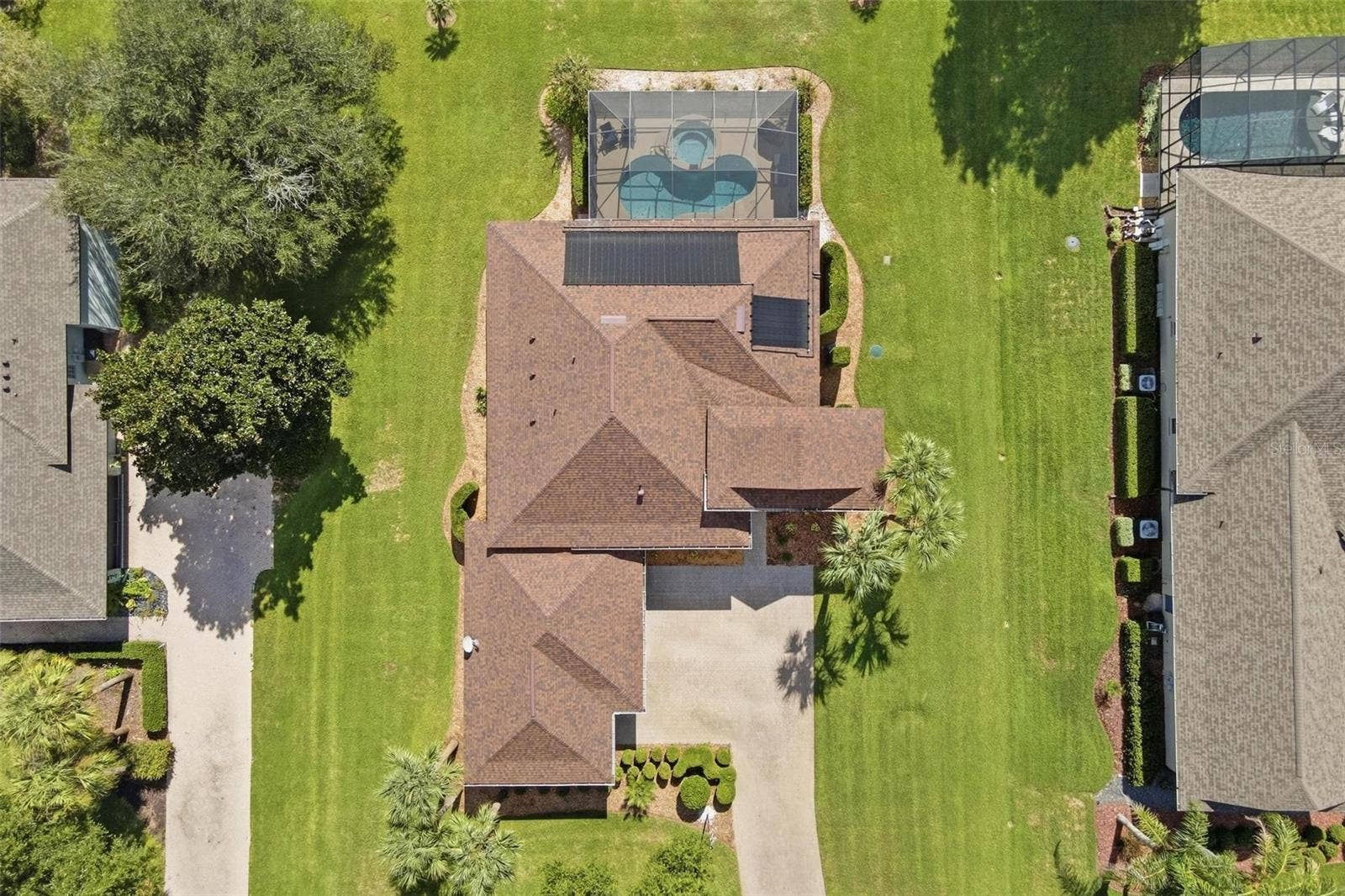 39118 GRIFFIN LANDING, Lady Lake, FL 32159 Ariel of home.