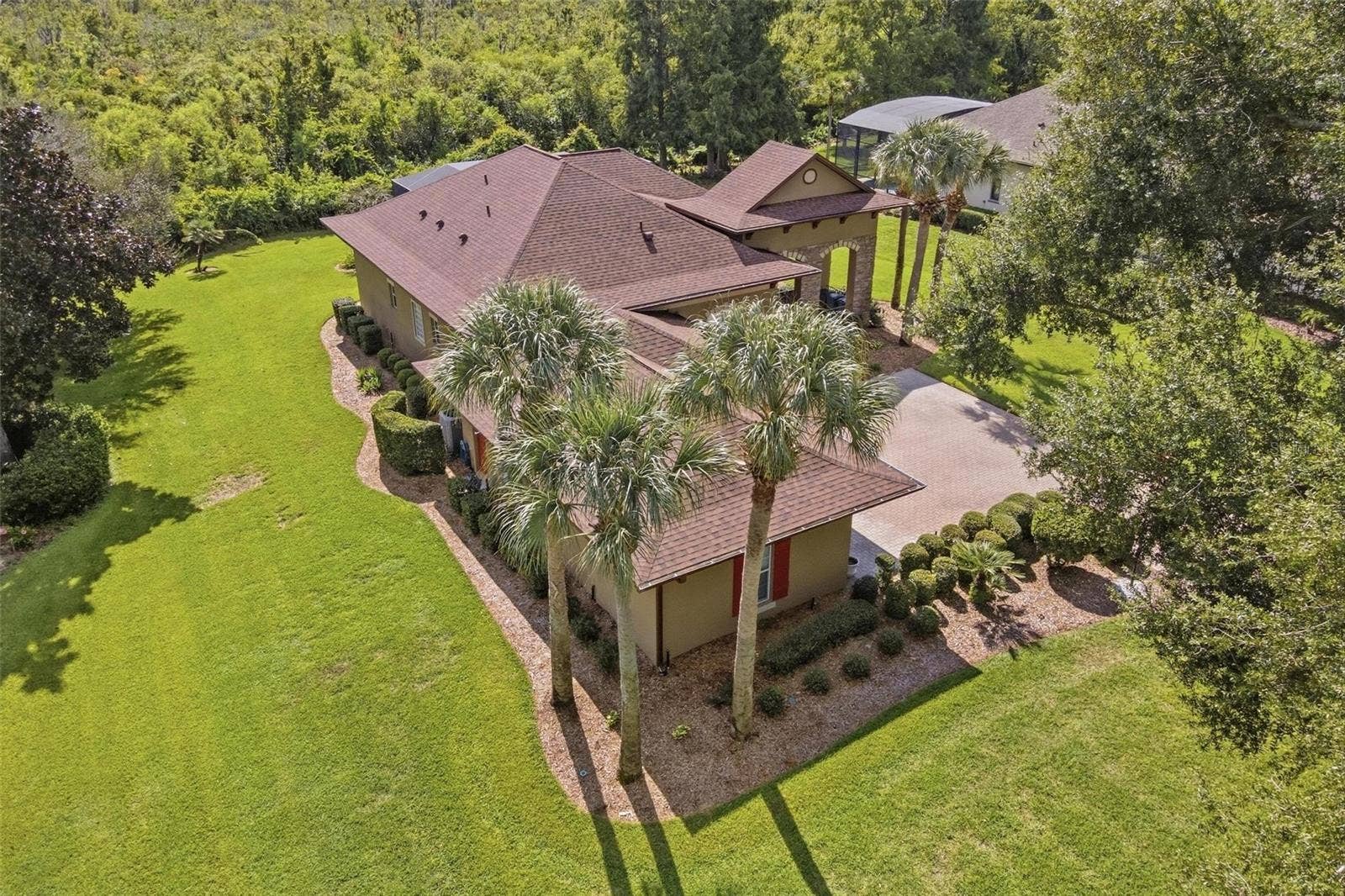 39118 GRIFFIN LANDING, Lady Lake, FL 32159 Ariel of home.
