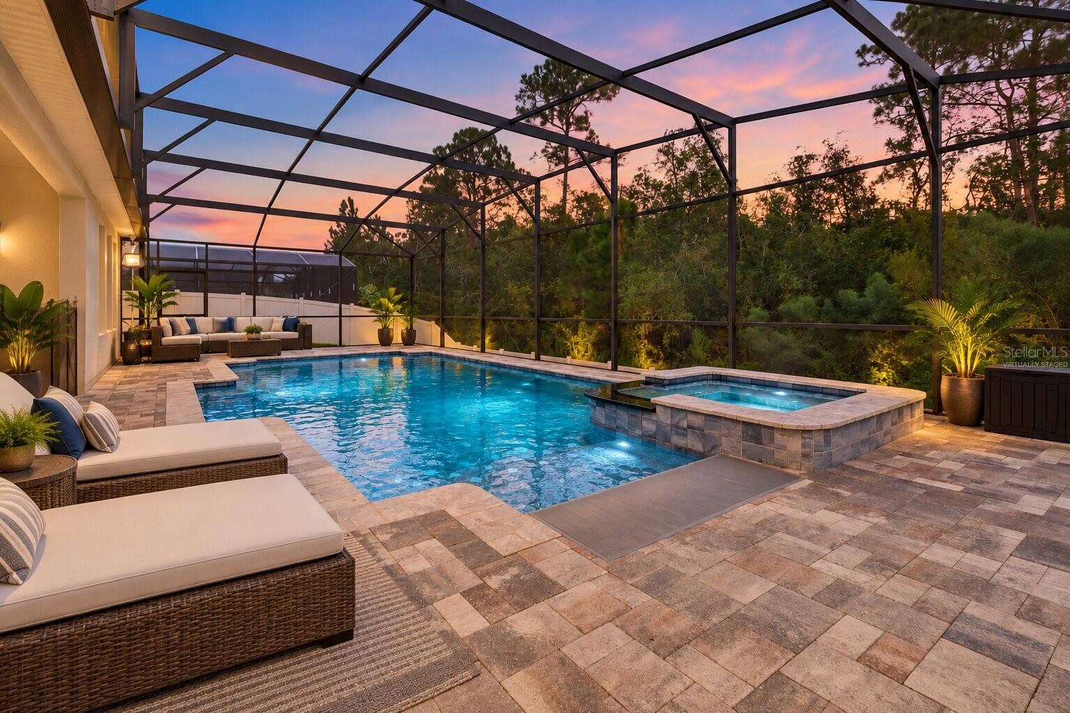 8524 VIVARO ISLE WAY, Windermere, FL 34786 Virtually Staged Pool Area