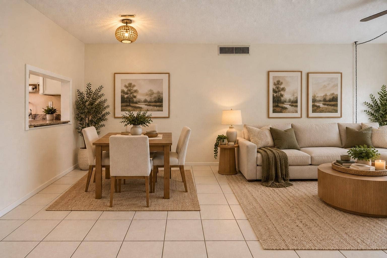 2856 N POWERS DRIVE, #115, Orlando, FL 32818 Dining Room - Virtually Staged