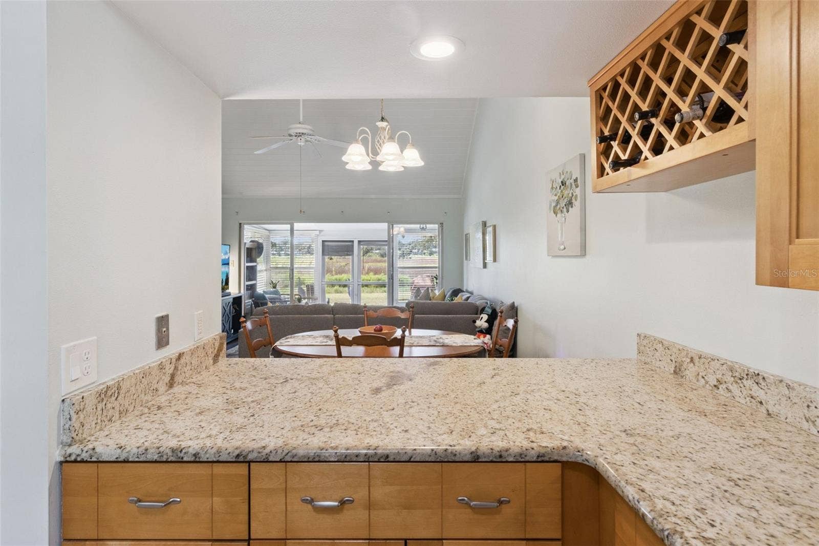 1066 VILLA LANE, #63, Apopka, FL 32712 Breakfast bar is brimming with extra counter space.