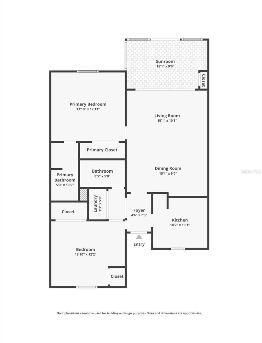 1066 VILLA LANE, #63, Apopka, FL 32712 One-story, open floorplan of 1,115 sqft features roomy bedrooms, quality kitchen and sunroom with peaceful lake view.