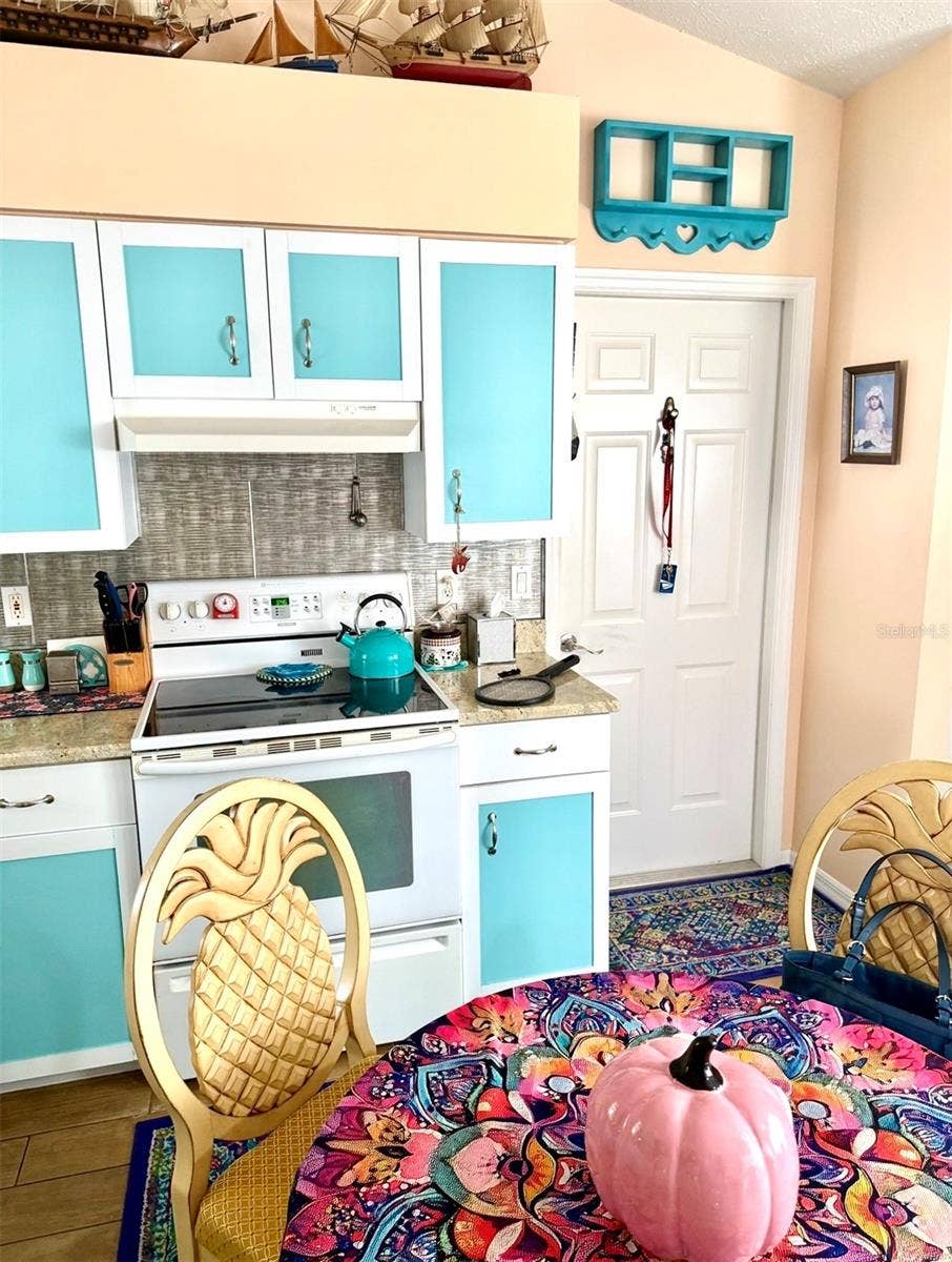 10440 S CLINT LOOP, Floral City, FL 34436 kitchen with view of door to garage