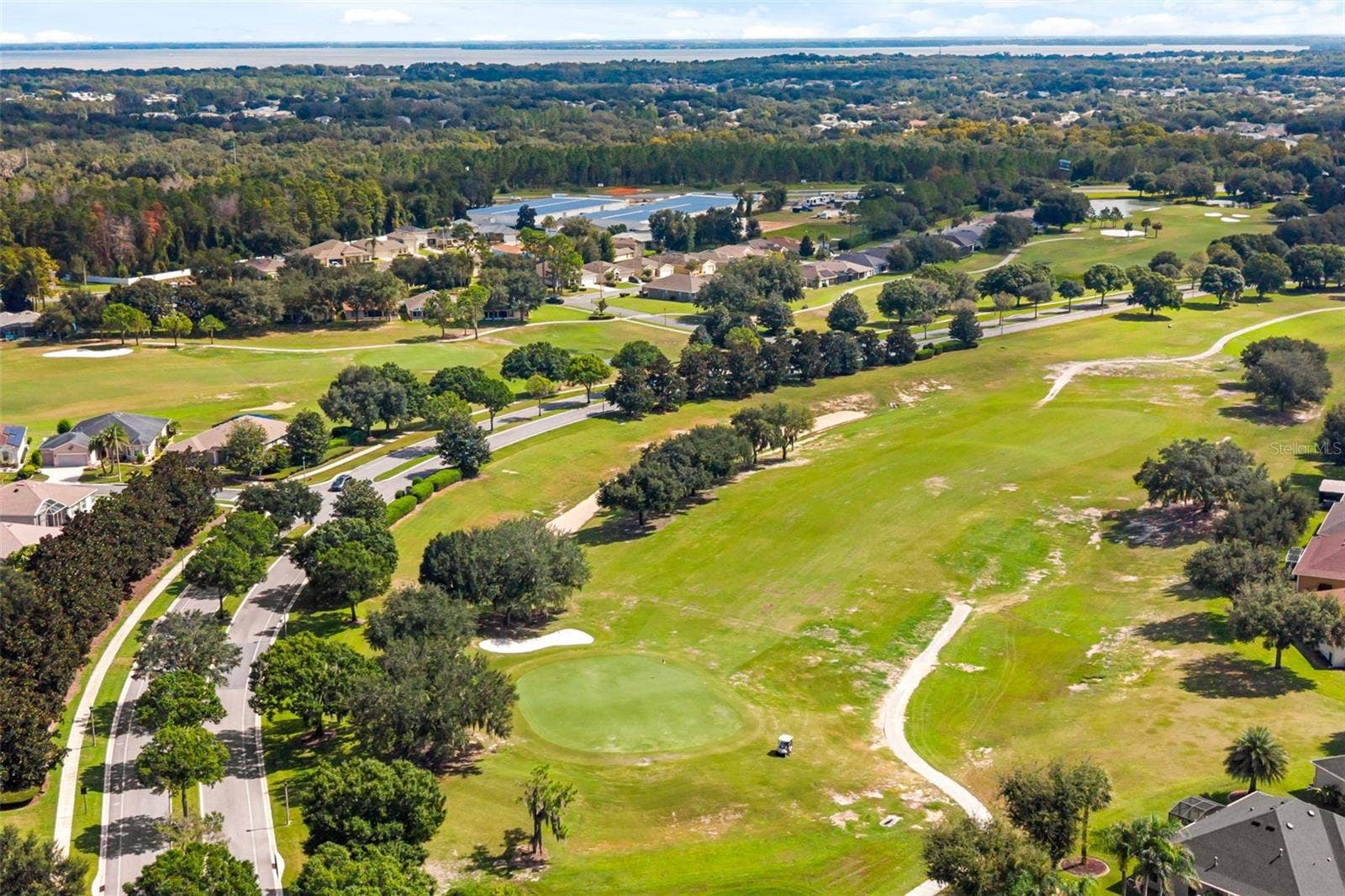 4711 HERITAGE TRAIL, Leesburg, FL 34748 Aerial View of Arlington Ridge Golf Course