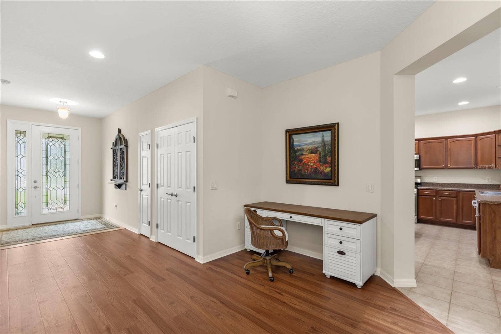 4711 HERITAGE TRAIL, Leesburg, FL 34748 Versatile Flex Room with View to Kitchen and Front Entry