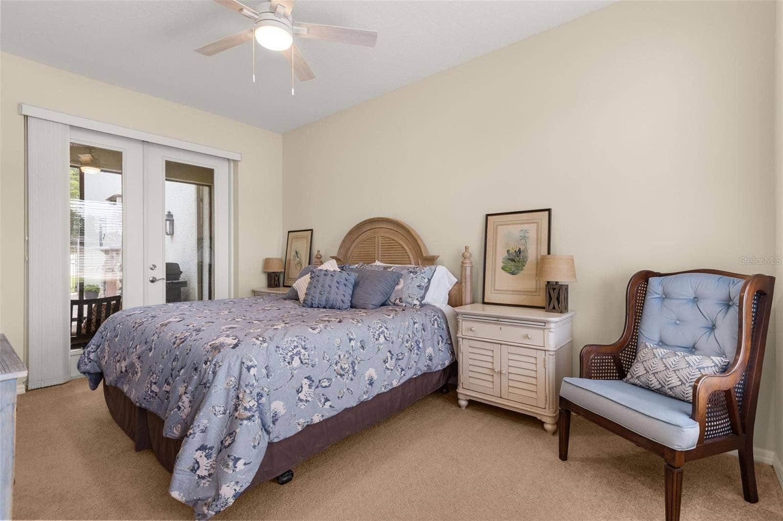 4711 HERITAGE TRAIL, Leesburg, FL 34748 Second Bedroom with Private Access to Screened Lanai