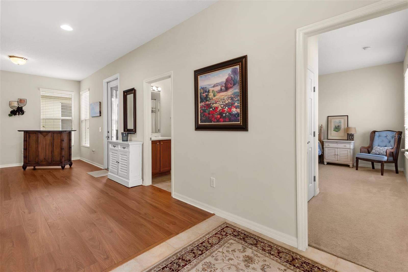 4711 HERITAGE TRAIL, Leesburg, FL 34748 Entry Hall Leading to Flex Room and Second Bedroom