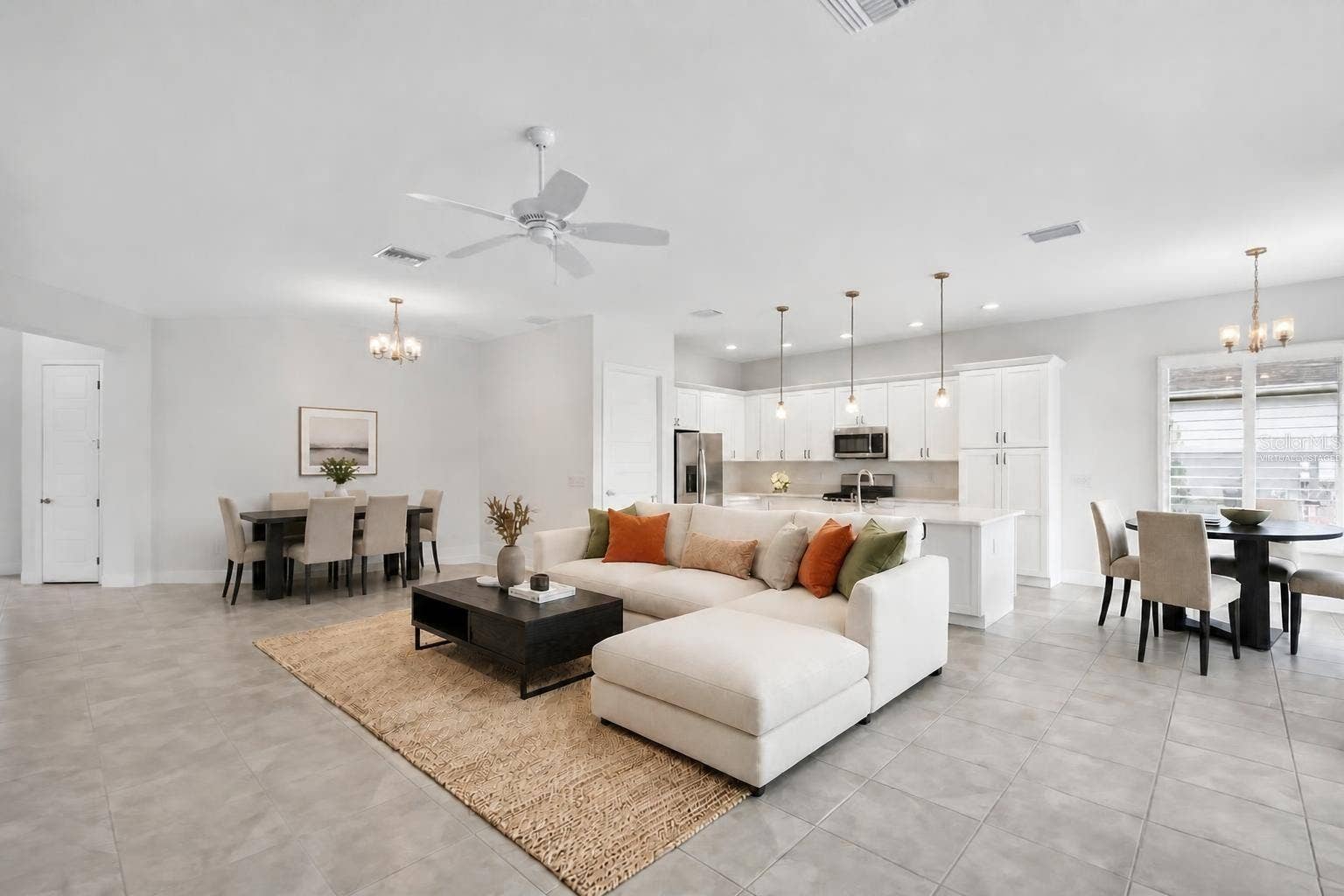 Living/Dining-Virtually Staged