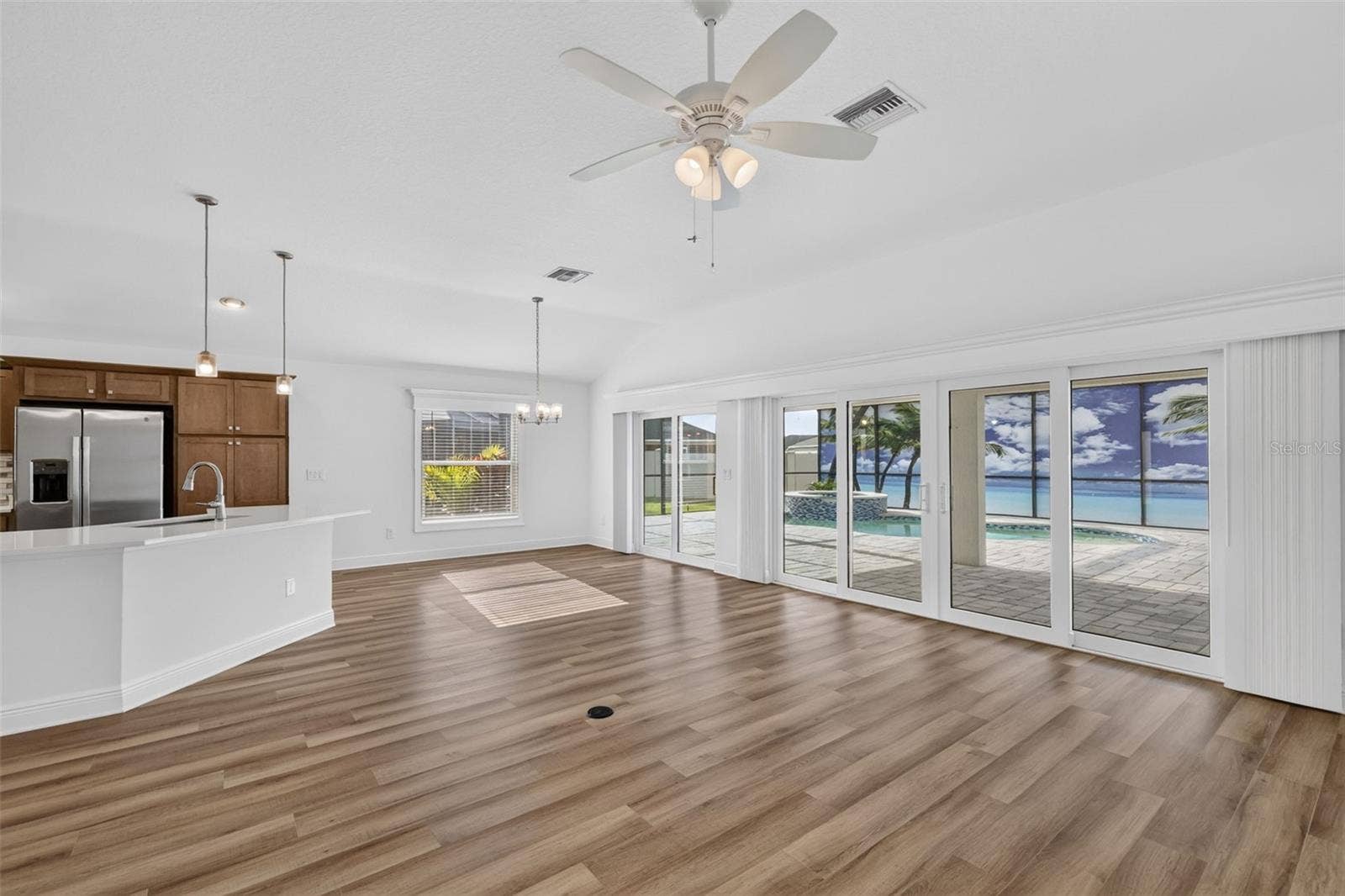 6996 DWIGHT DRIVE, The Villages, FL 34762 Living, Dining, and Kitchen