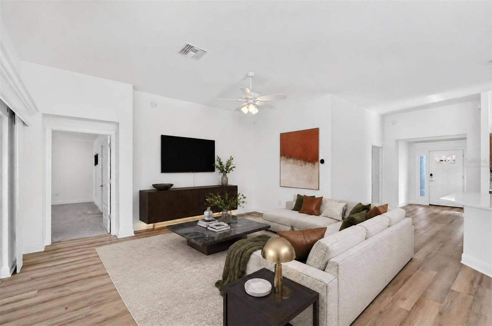 6996 DWIGHT DRIVE, The Villages, FL 34762 Living Room-Virtually Staged