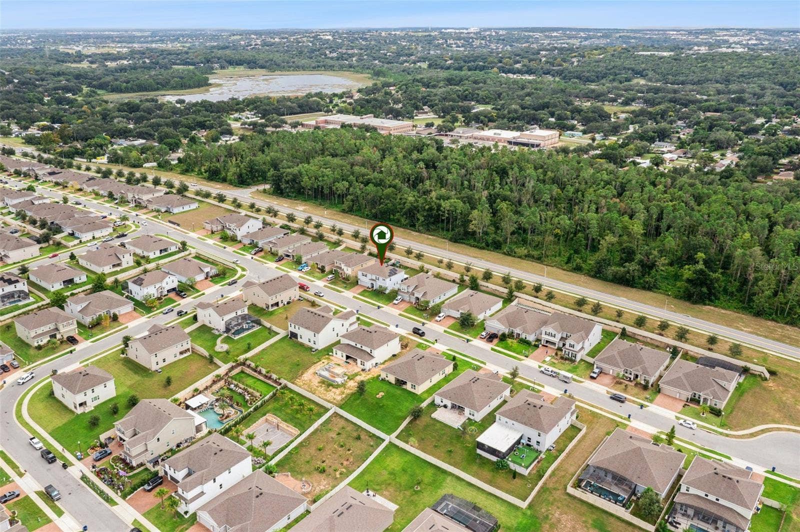 1084 CAVENDER CREEK ROAD, Minneola, FL 34715 Aerial View