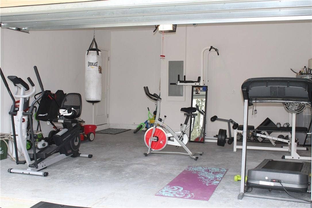 inside garage