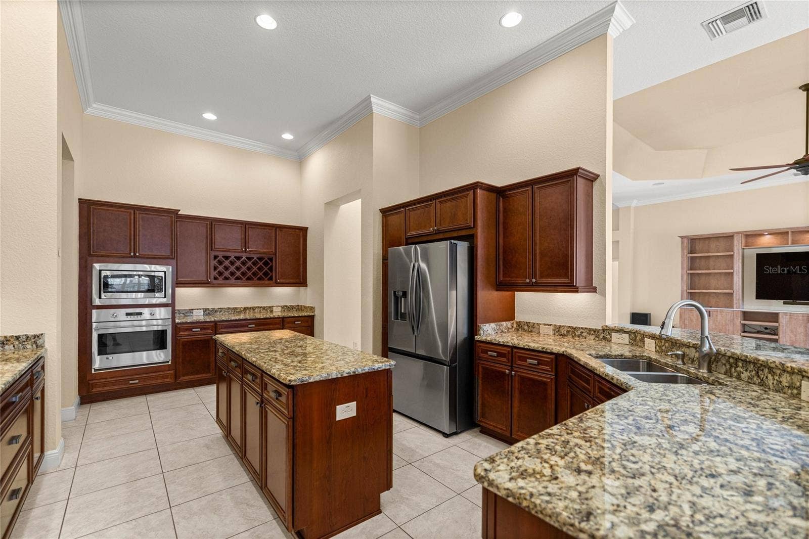 A GOURMET KITCHEN.