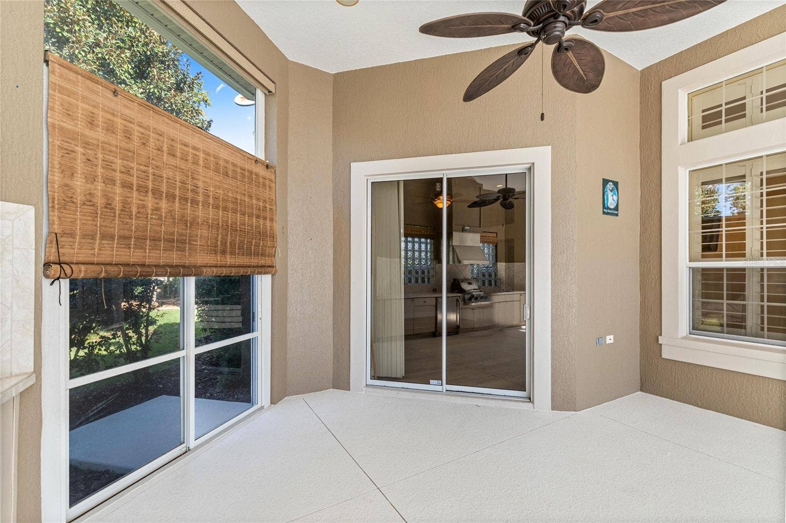Outdoor living and entertaining area.