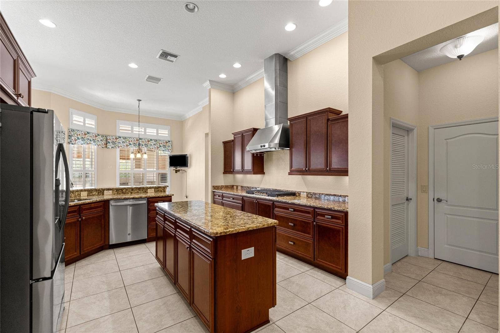 A GOURMET KITCHEN.