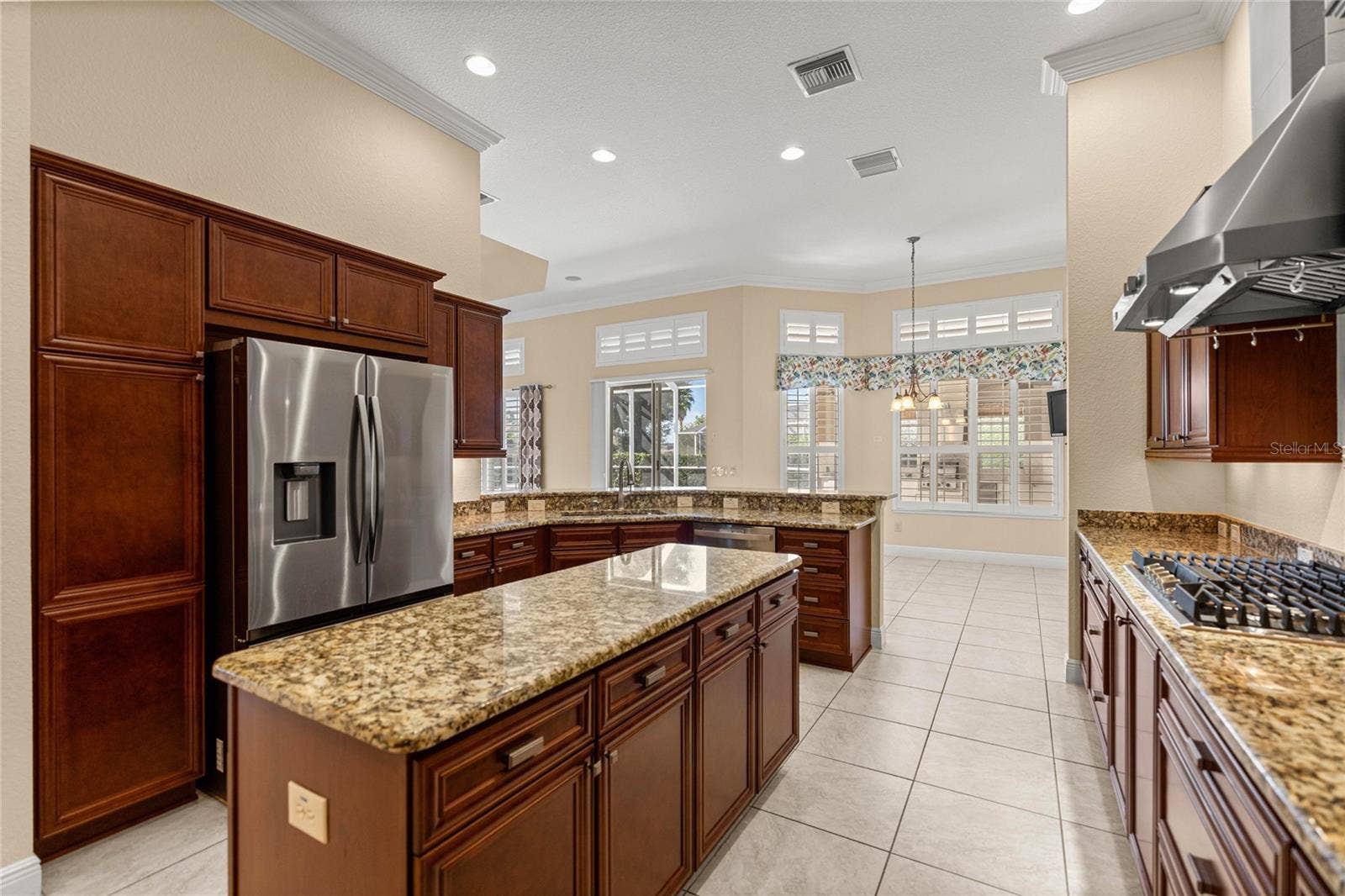A GOURMET KITCHEN.
