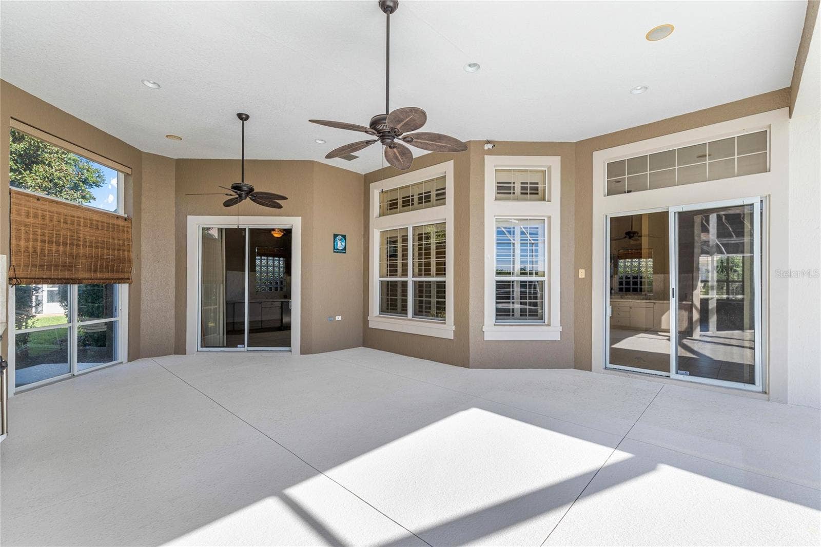 Outdoor living and entertaining area.
