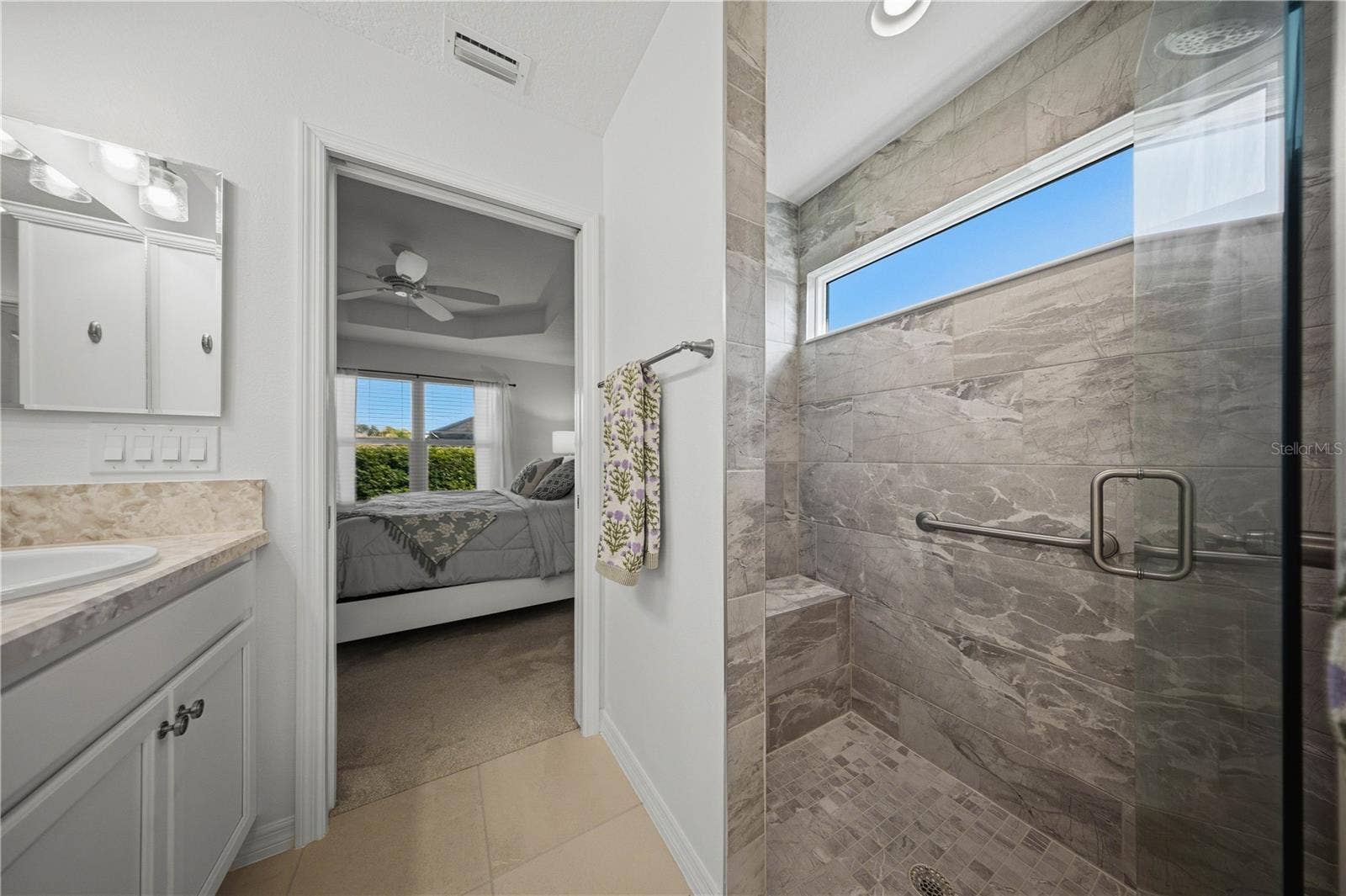 2505 DREW CIRCLE, The Villages, FL 32163 Walk-In-Shower and Large Walk-In Closet
