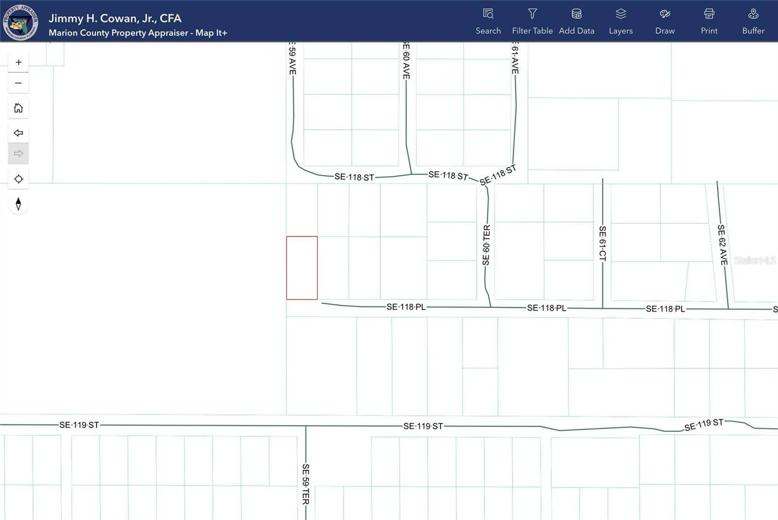 0 SE 118TH PLACE, Belleview, FL 34420 Lot Location