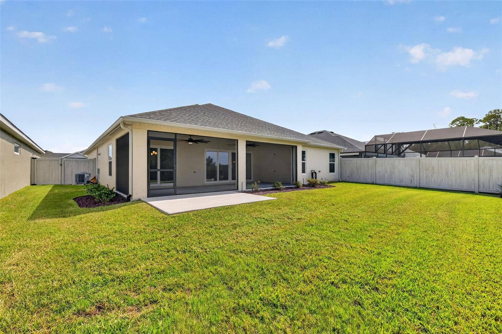 PRIVATE, SPACIOUS Rear Yard with ROOM FOR a POOL!