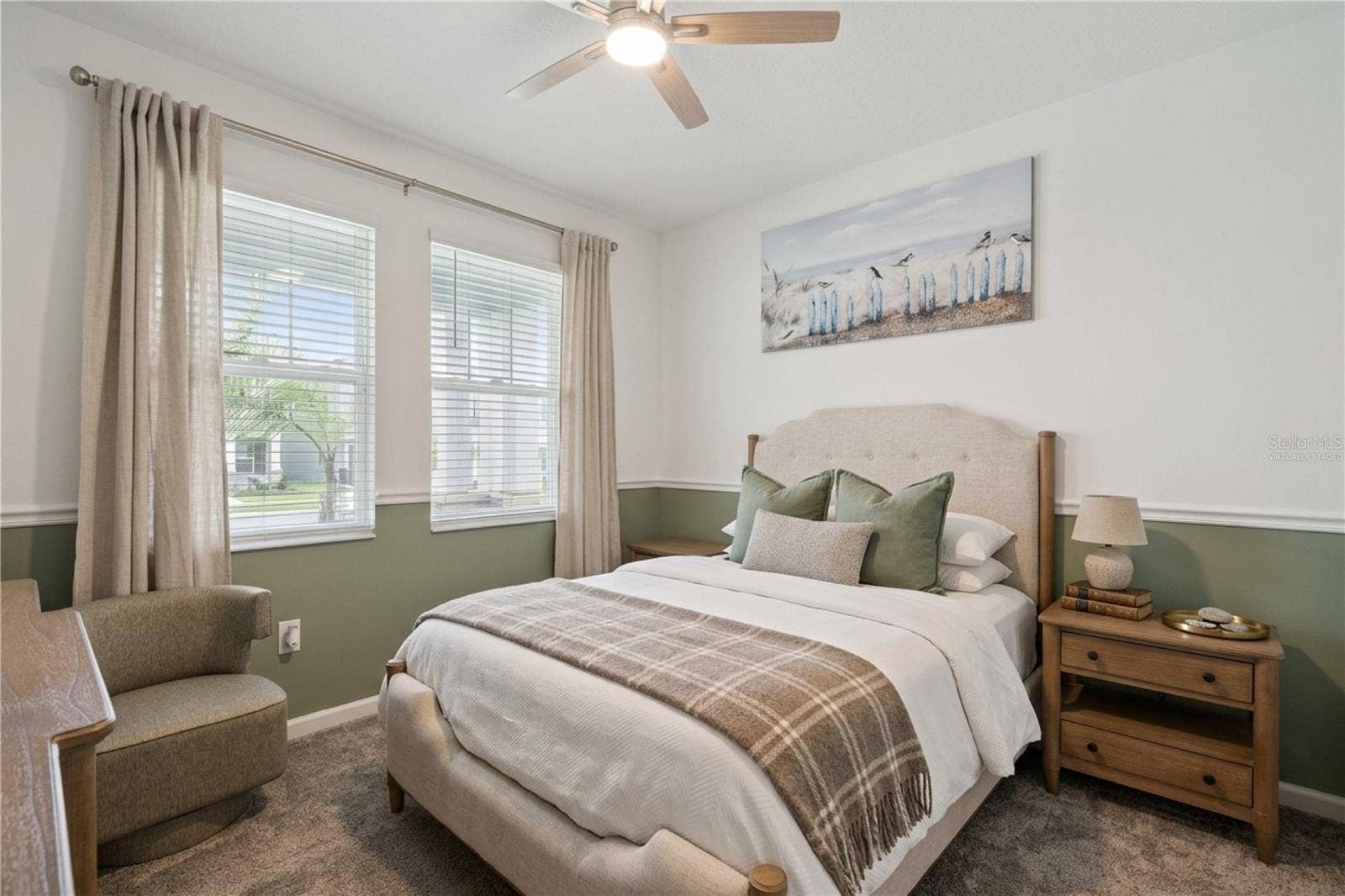 6175 SHAVASANA RD ROAD, Clermont, FL 34714 Virtually staged first floor bedroom