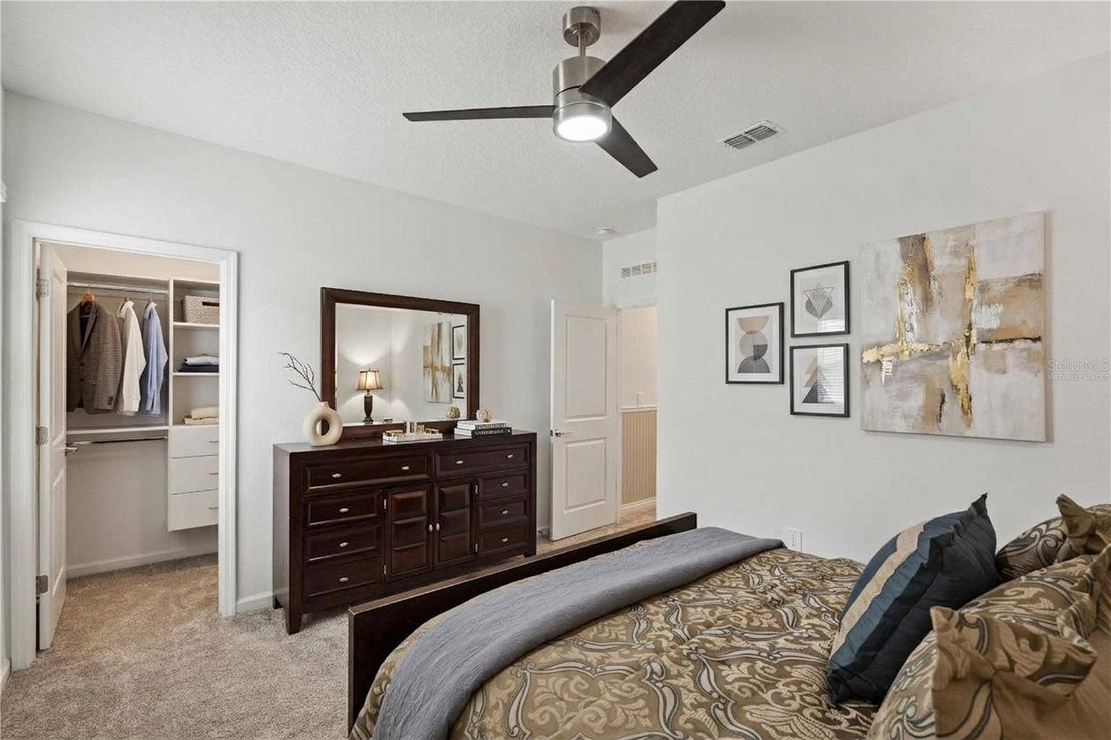 6175 SHAVASANA RD ROAD, Clermont, FL 34714 Virtually staged upstairs bedroom