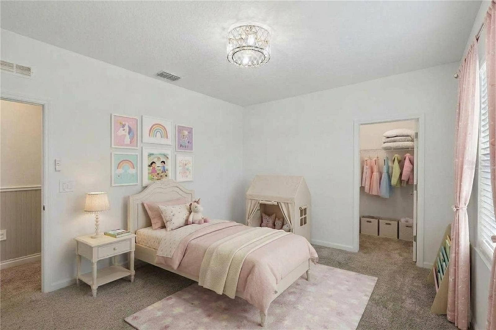 6175 SHAVASANA RD ROAD, Clermont, FL 34714 Virtually staged upstairs bedroom