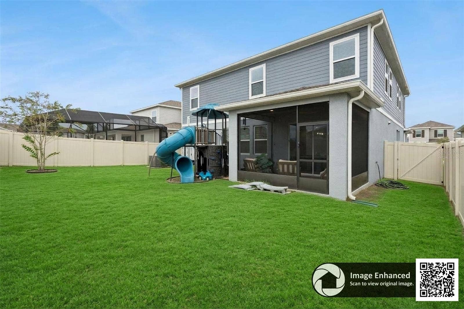 6175 SHAVASANA RD ROAD, Clermont, FL 34714 Backyard offers plenty of space to add a pool