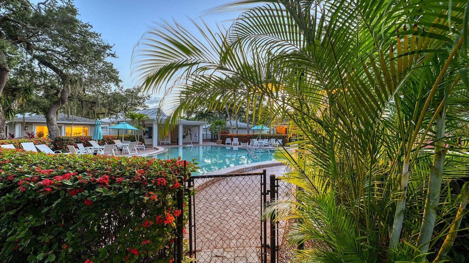 1229 MOONMIST CIRCLE, #P6, Sarasota, FL 34242 Your Private Gate and Entrance to the Pool