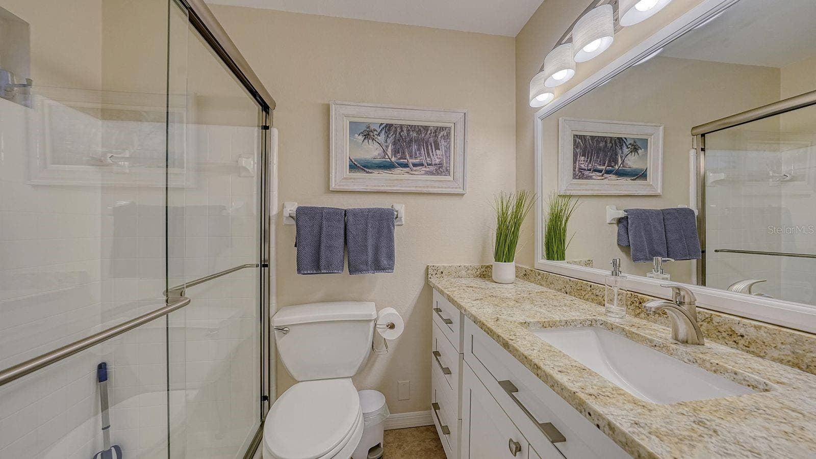1229 MOONMIST CIRCLE, #P6, Sarasota, FL 34242 On-Suite Owner's Bath with Walk-in Shower